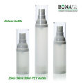 Empty 15ml 30ml 50ml Clear Frosted Pet Airless Bottle